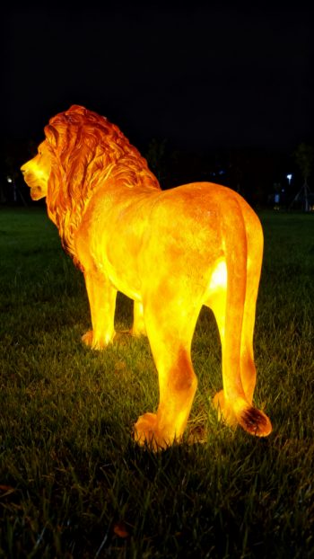 玻璃鋼仿真獅子雕塑 (21)