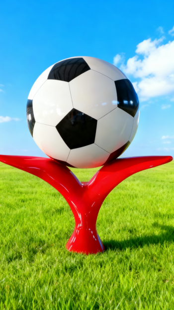 玻璃鋼足球雕塑 (11)