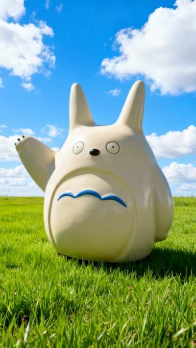 玻璃鋼龍貓雕塑 (5)