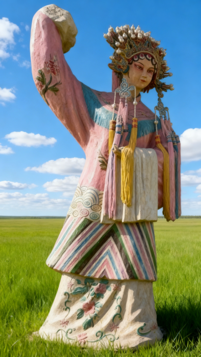 戲曲主題雕塑 (8)