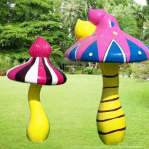 彩繪蘑菇 玻璃鋼