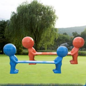 抽象人座椅 玻璃鋼