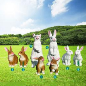 玻璃鋼仿真兔子