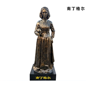 南丁格爾  玻璃鋼仿銅西方人物 護士