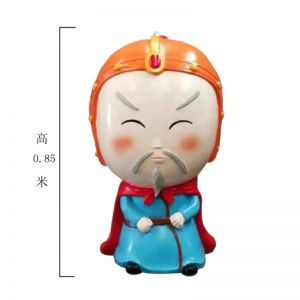 五虎上將玻璃鋼