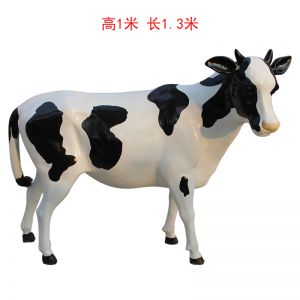 玻璃鋼仿真動物側頭小牛