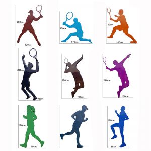 運動人物玻璃鋼抽象剪影