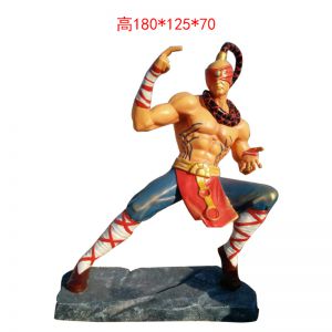 英雄聯(lián)盟盲僧玻璃鋼動漫人物